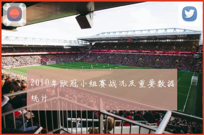 2010年欧冠小组赛战况及重要数据统计